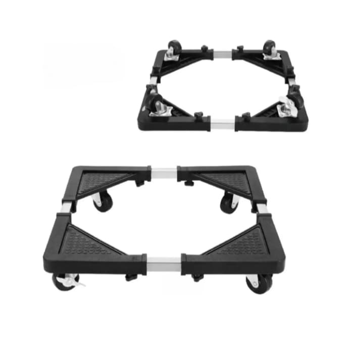 Estrutura base para máquina de lavar PP Base removível para eletrodomésticos Base ajustável em altura com freio
