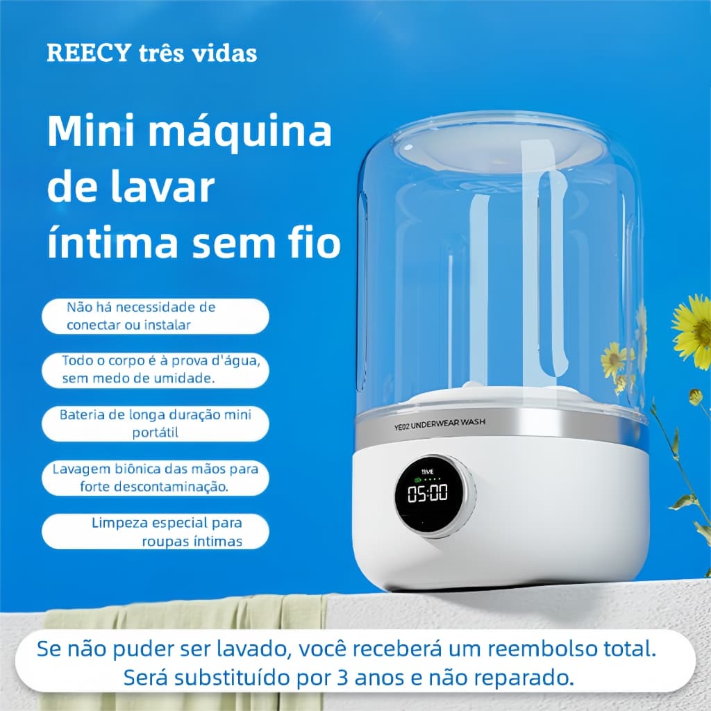 2025 recarregável portátil Mini máquina de lavar roupa interior-máquina de lavar meias pequenas