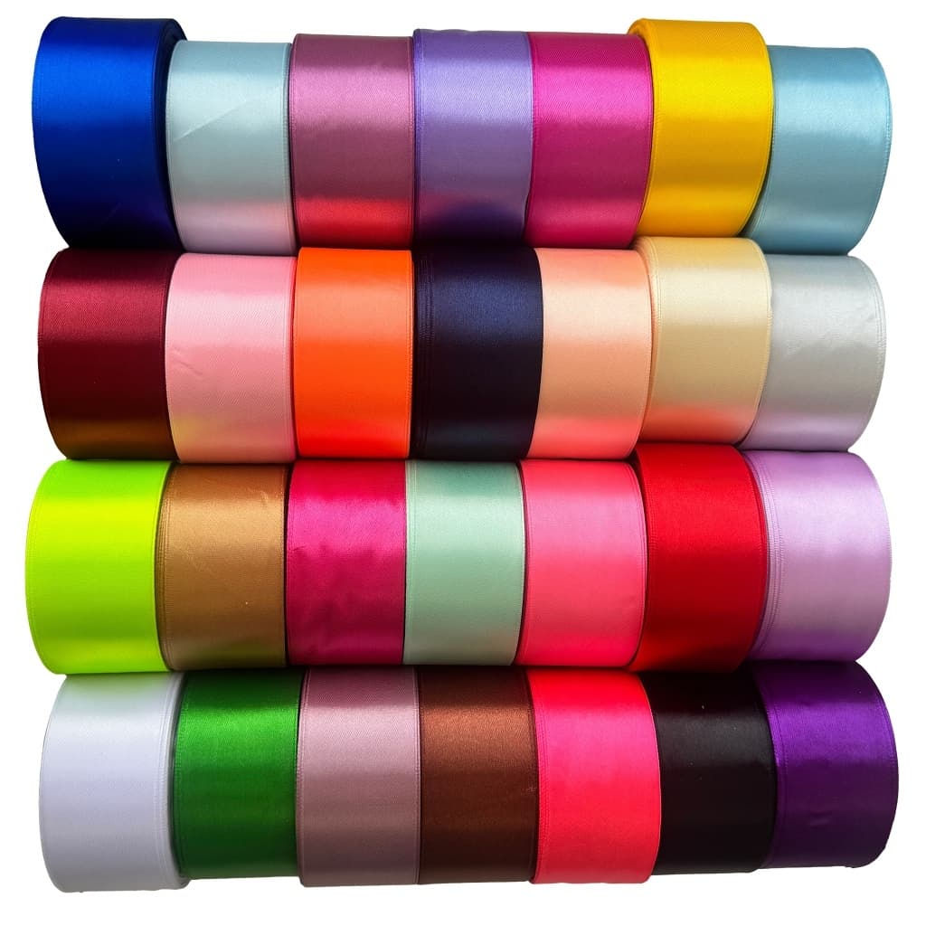 Fita Cetim n9 38mm 11 Metros Em Cores Diferentes  Laço Artesanato Presente Decoração