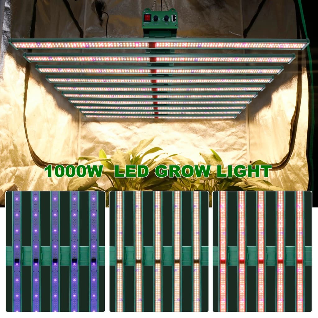 Led grow light Samsung LM301H EVO 1000W Cresce A Luz Com Modos De Interruptor UV Reguláveis E VEG Bloom