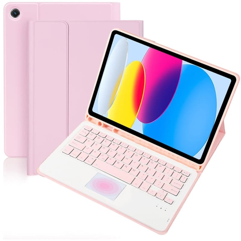 Adequado para Samsung Tablet capa protetora S7 /S8/S9/S9FE/S10FE Touch Backlight Telado Bluetooth