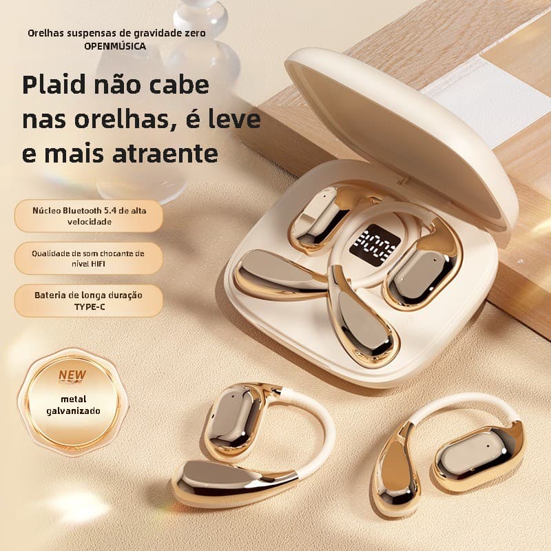 Q16 novos auriculares Bluetooth com longa vida de bateria, adequados para jogos e esportes de homens e mulheres
