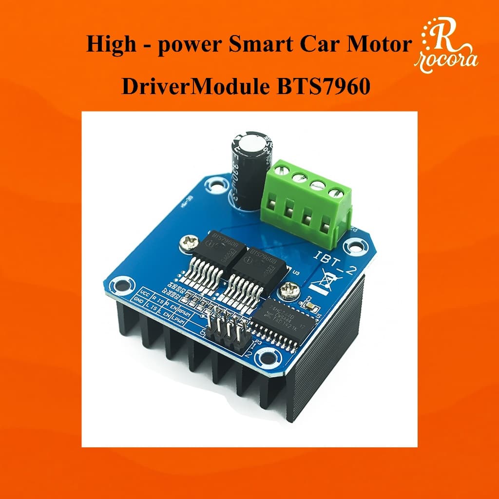 Módulo Driver de Motor BTS7960 43A Alta Potência Ponte H Controle PWM Arduino