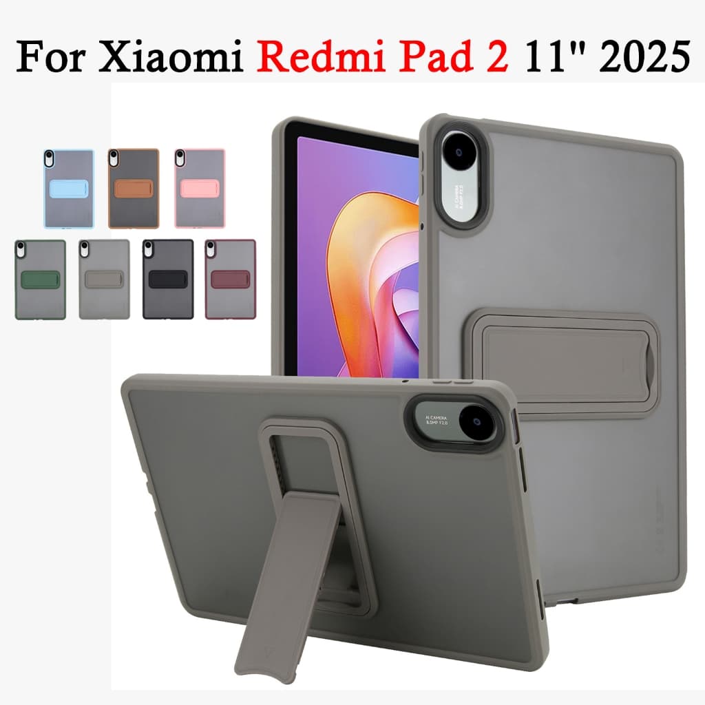 Capa De Suporte Ultrafina Fosca Para Xiaomi Redmi Pad 2 11 Polegadas 2025 WIFI/LTE Fashion Resistente A Quedas À Prova D