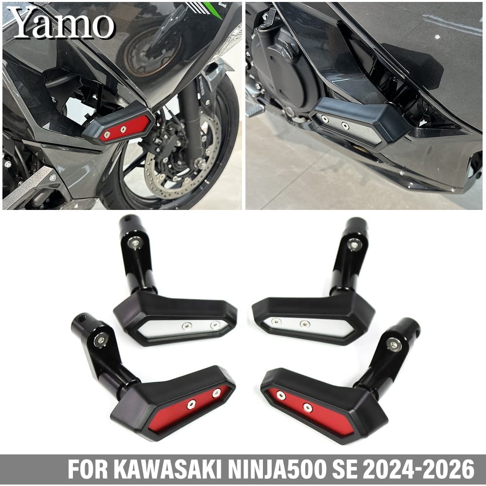 Para Kawasaki NINJA500 SE 2024-2026 Motocicleta Anti Gota Adesivo Z500 Liga De Alumínio Corpo Acessórios