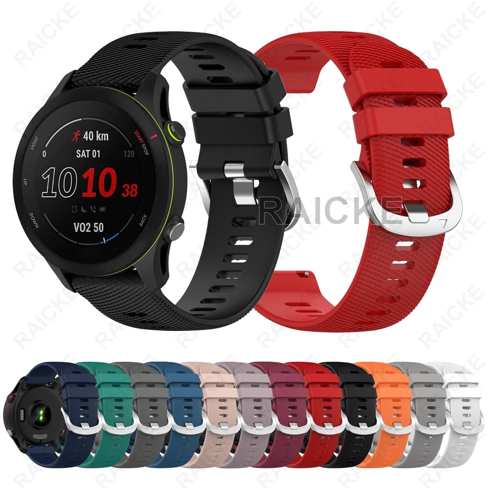 Pulseira Esportiva De Silicone Para Garmin Forerunner 265 Music/255/570 47mm/Vivoactive 4/Venu 4 45mm 41mm/Venu 3 /Venu2