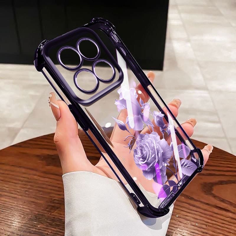 YBD Anti Queda Quatro Cantos Para Motorola Moto G56 G86 Edge 60 Pro 70 Fusion + 60S Capa De Telefone Transparente Avança
