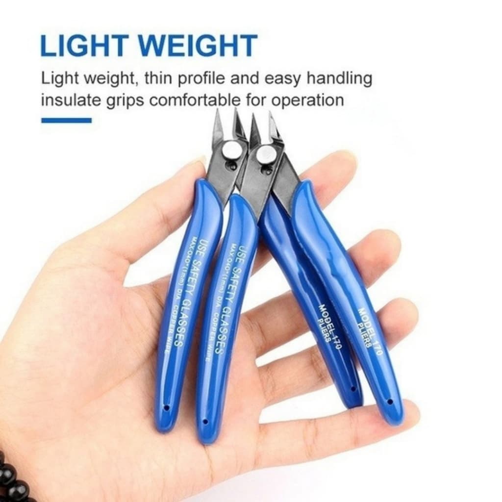 Kit 5 Alicates Corte Rente Diagonal De Precisão Desencapador