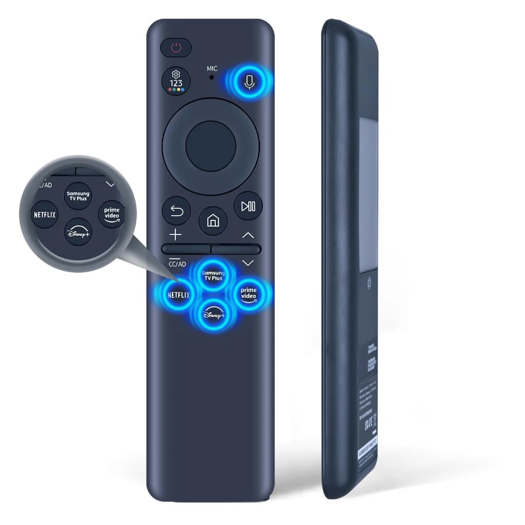Tv Inteligente Samsung . BN59-01432D Bluetooth De Voz Solar Com Reconhecimento , Energia E Controle Remoto De Recarga