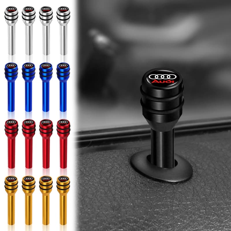 Pinos De Trava Da Fechadura Porta De Segurança Do Carro Maçaneta Interna Para Audi A3 8P A6 C5 A4 B6 B8 S4 RS4 S5 B9 S3