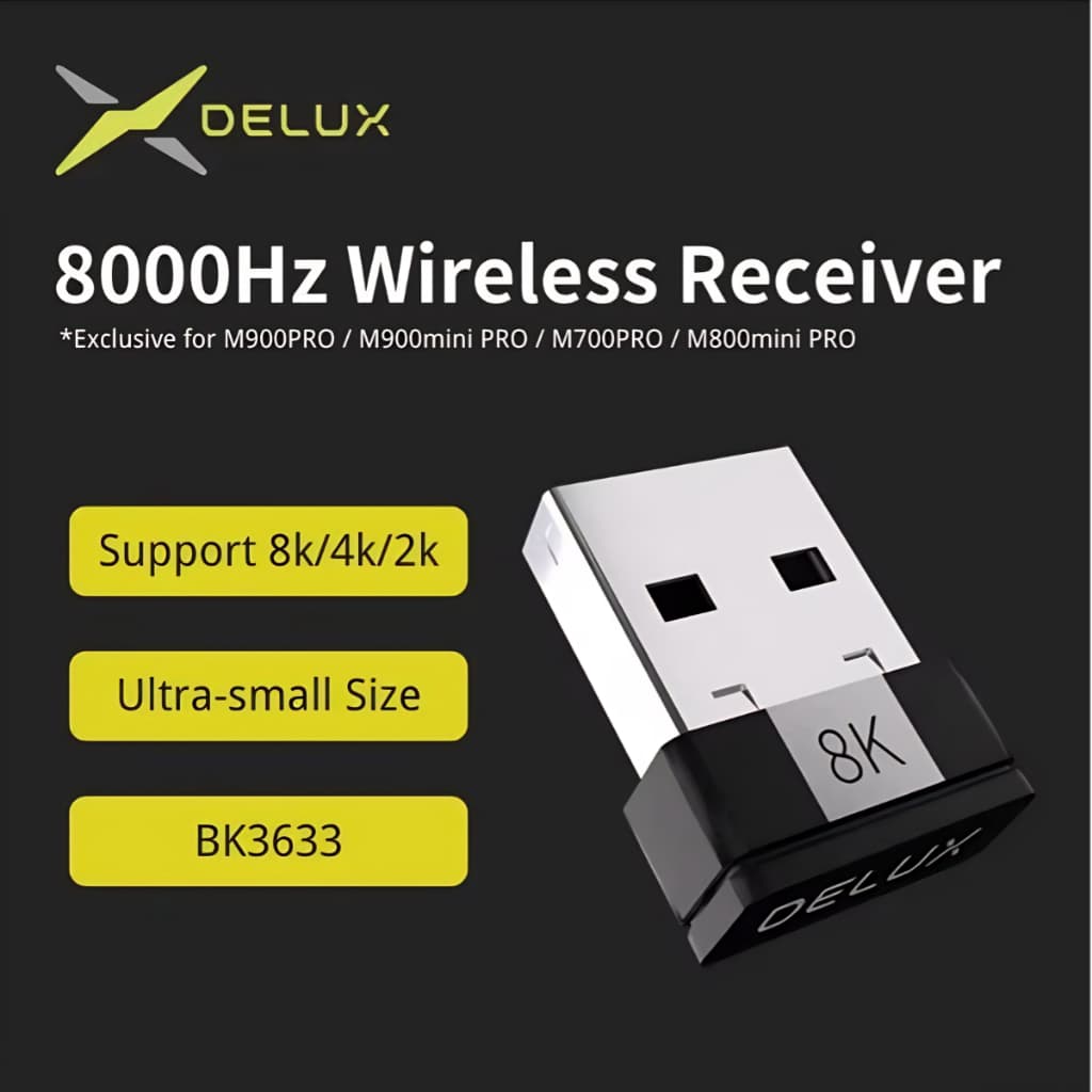 Receptor Delux 8K/4K Nordic BK De mouse Para Jogos Compatível Com M500pro/M700pro/M800pro/M900pro/M800ultra +