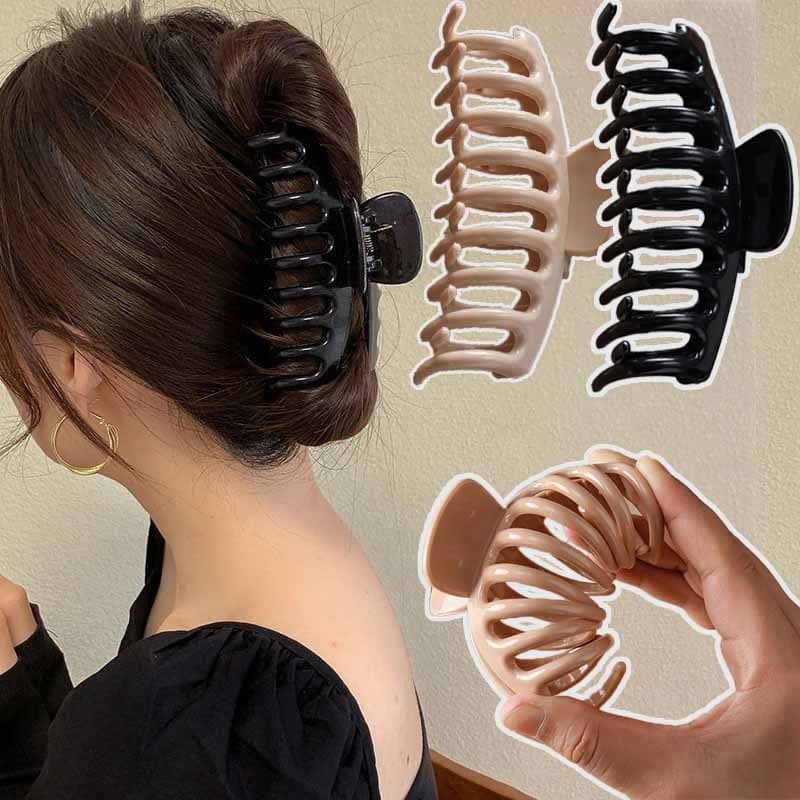 Clipe De Risco De Silicone Macio Para Mulheres 2025 Novo Estilo Parte De Trás Da Cabeça Anti-Queda E Não Frágil Tubarão