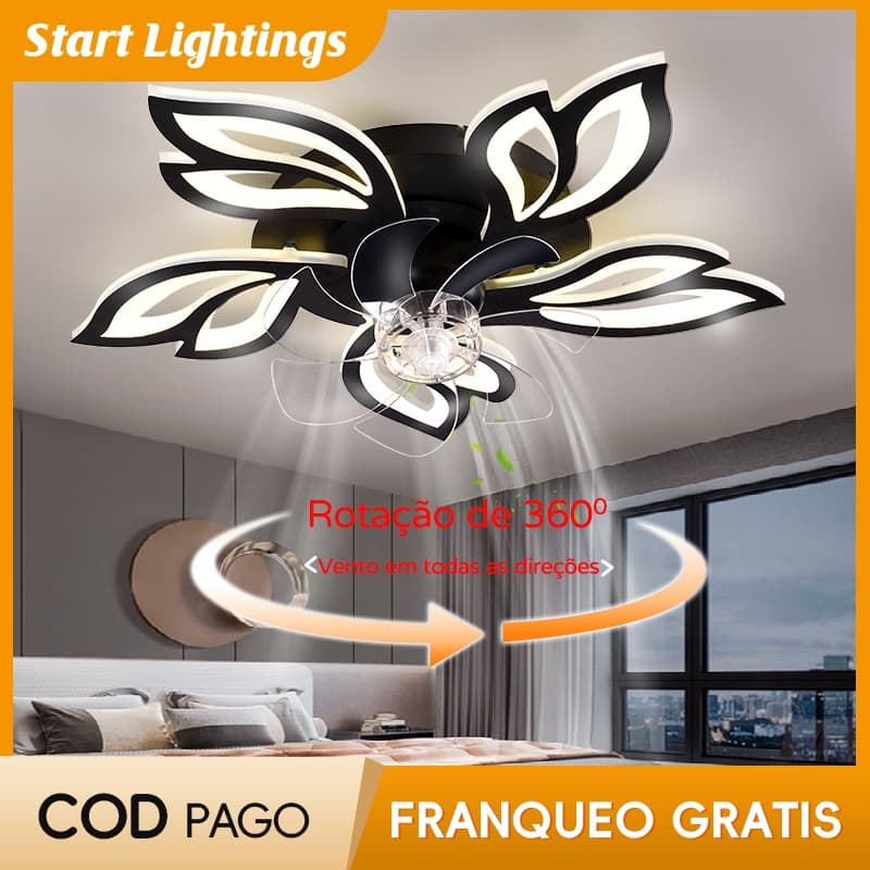 Nordic Luz De Teto Quarto Com Ventilador Moderna Casa Sala Estar Jantar