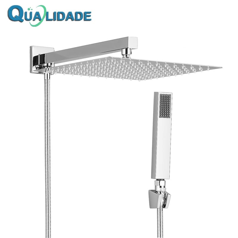Quad Do Chuveiro Inox 20/30cm Com Despejo E Fabricante