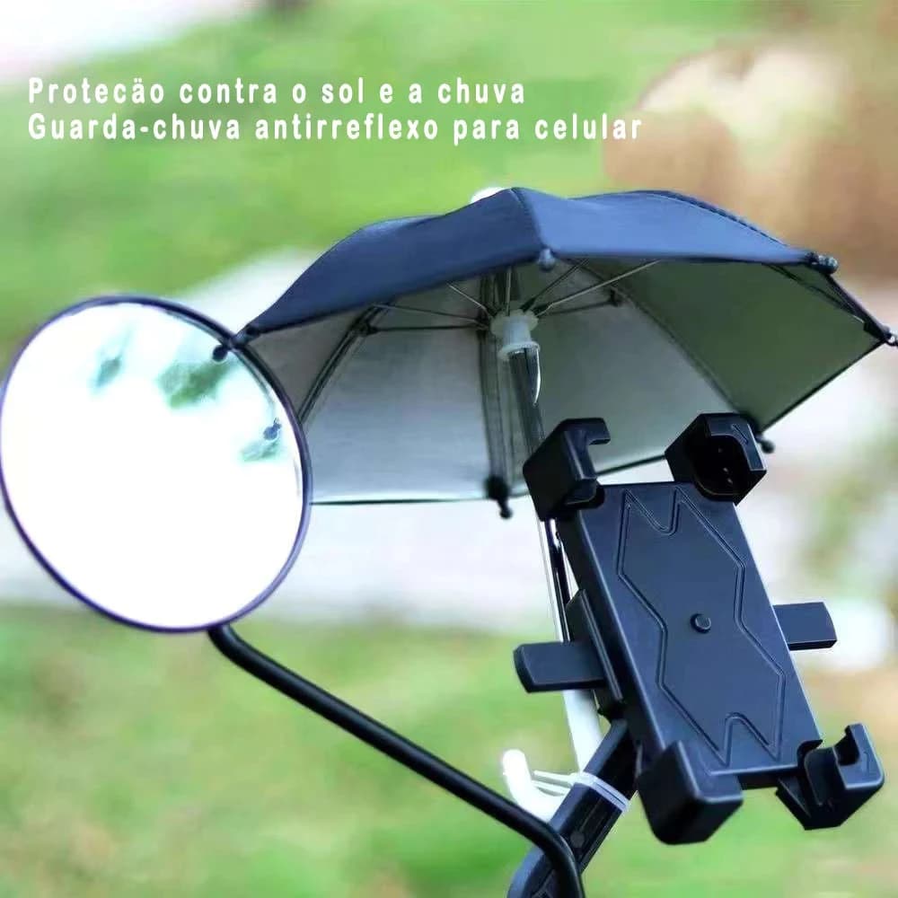 Mini Protetor Solar para Celular, Guarda-chuva UV para Celular, Anti-sol, Mini Guarda-Chuva Do Telefone Da Motocicleta