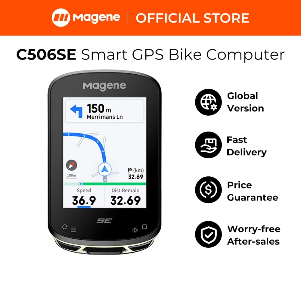 Magene C506SE Smart GPS Bike Computer Velocímetro 2.4 Polegadas Navegação De Transferência De Dados