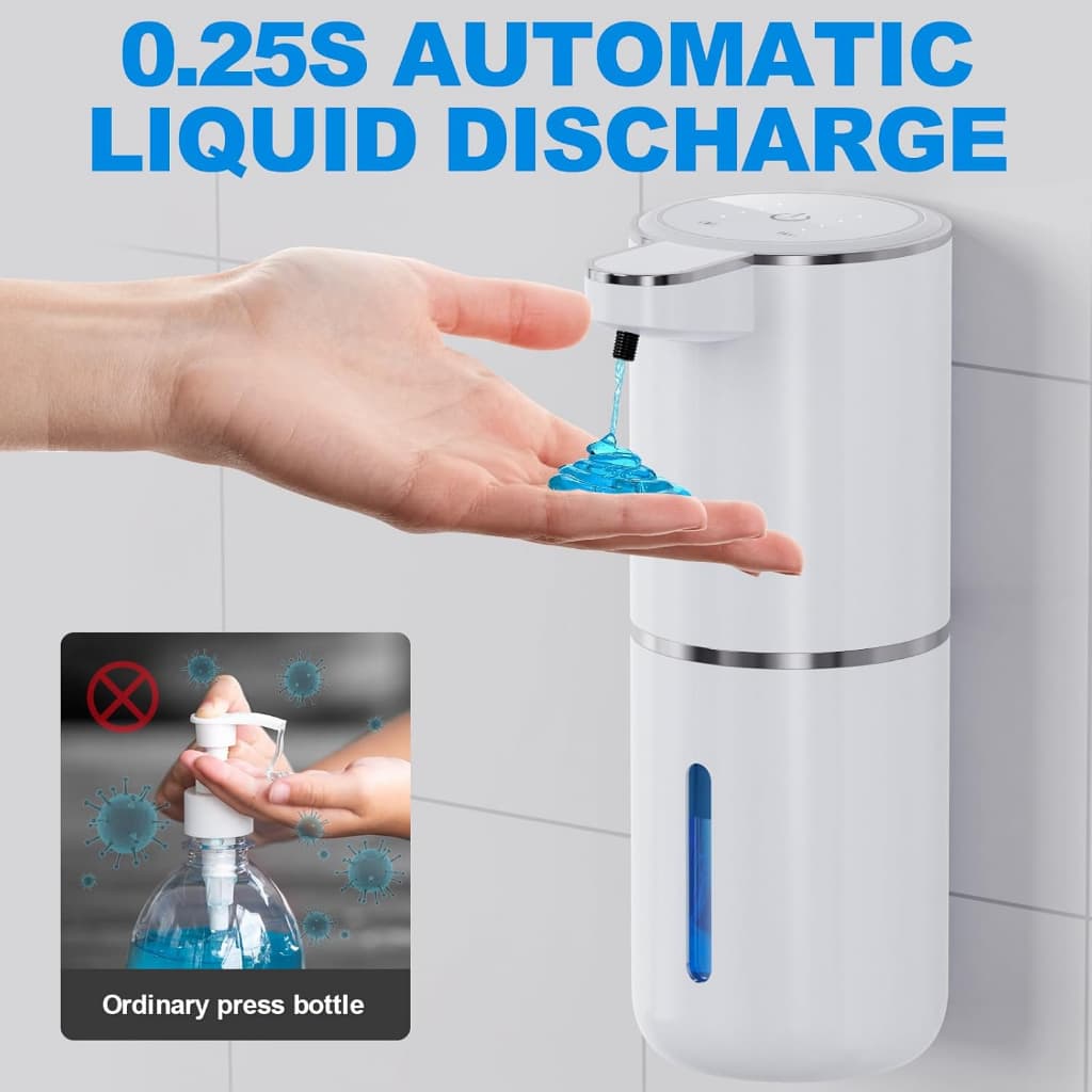 Saboneteira Dispenser Automático Sensor Infravermelho Para Sabonete Líquido Detergente Espuma - P18