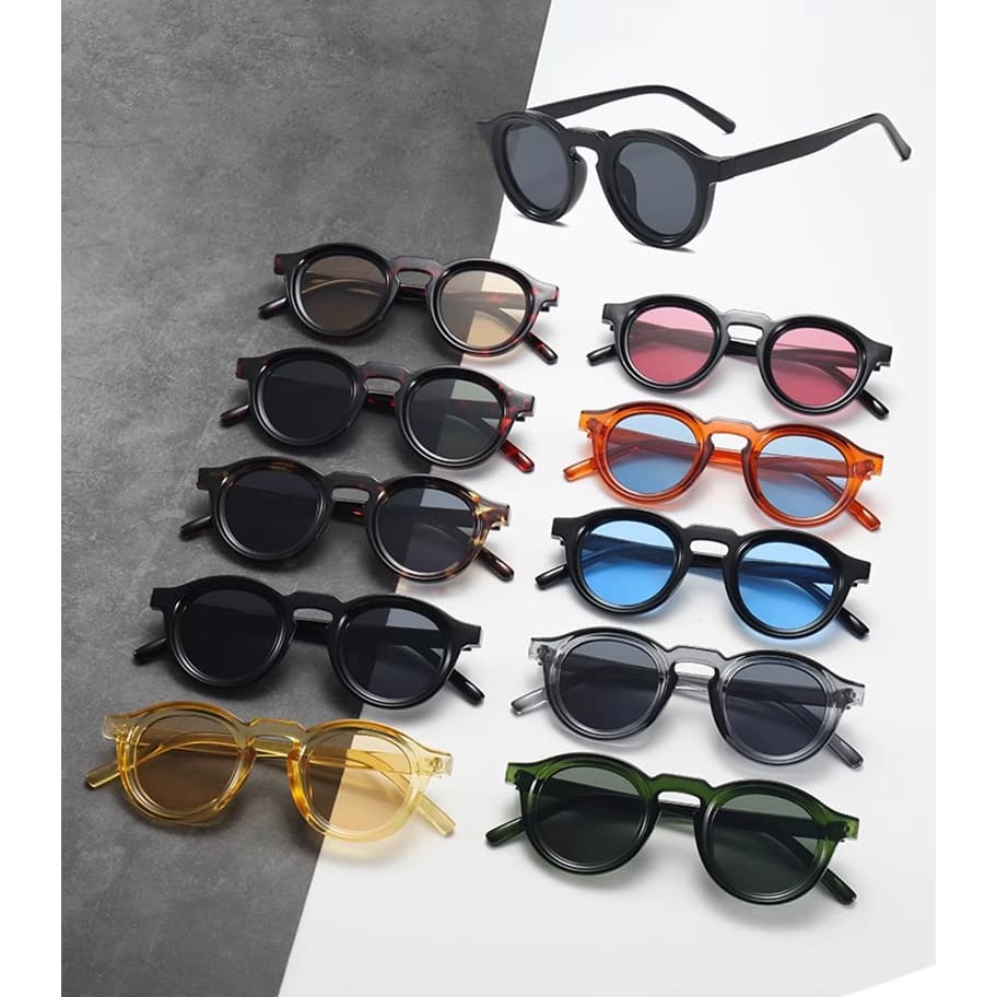 2025 Novo Retro Redondo Pequeno Quadro High-end Óculos De Sol Masculino E Feminino Moda Tendência Proteção UV