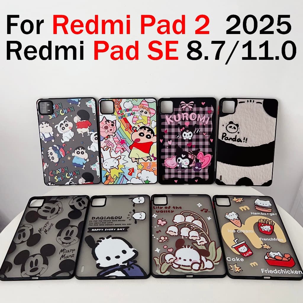 Para Xiaomi Redmi Pad 2 PAD2 Dos Desenhos Animados TPU Capa Pad SE 8.7'' 11.0'' Tablet Com Sensação De Pele Embala
