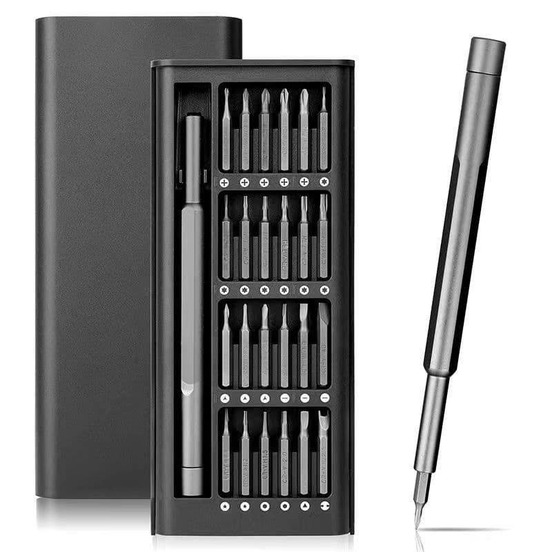 Kit Chave de Fenda Precisão 24 Bits Ferramentas Manuais Phillips Torx Pentalobe Fenda Magnético Reparo de Eletrônicos