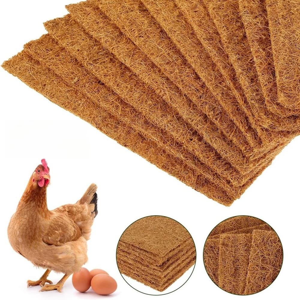 Almofadas Multifuncionais Para Nidificação De Frango , Tapetes Reutilizáveis Ninho De Galinha , Fácil De Limpar , Natura