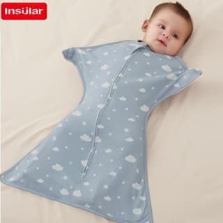 Insular Sacos De Dormir Do Bebê Verão Fino Recém-Nascido Swaddle Cobertor Para 0-12 Meses Infantil 100 % Algodão Macio E
