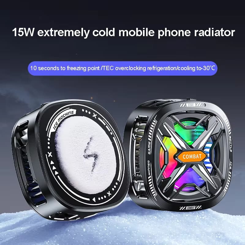 Refrigerador De Telefone Para Jogos FS05 Pro Ventilador De Resfriamento Magnético RGB Portátil Leve