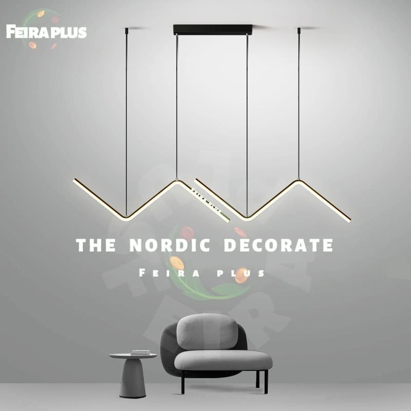 Lustre Moderno, Pendente Varios Modelos Para Sala, Sala de Estar 3cors bivolt