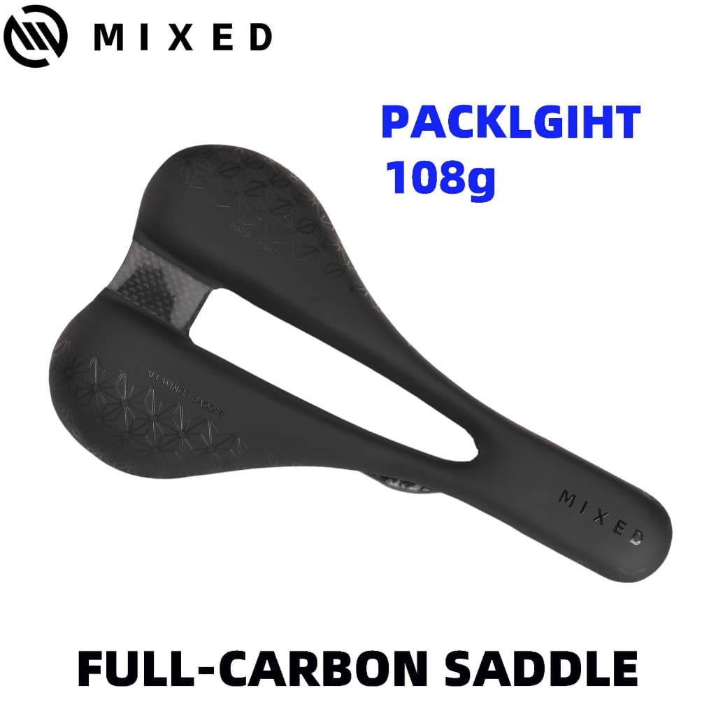 Selim De Fibra De Carbono Com Absorção De Choque Para mountain bike De Estrada Mista Ultraleve Sentado Por Um Longo Temp