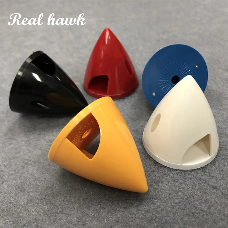 5 Cores 51mm 2in Novos Modelos RC Plástico 2 Lâminas Hélice Girador Para Avião Peças Aeromodelagem