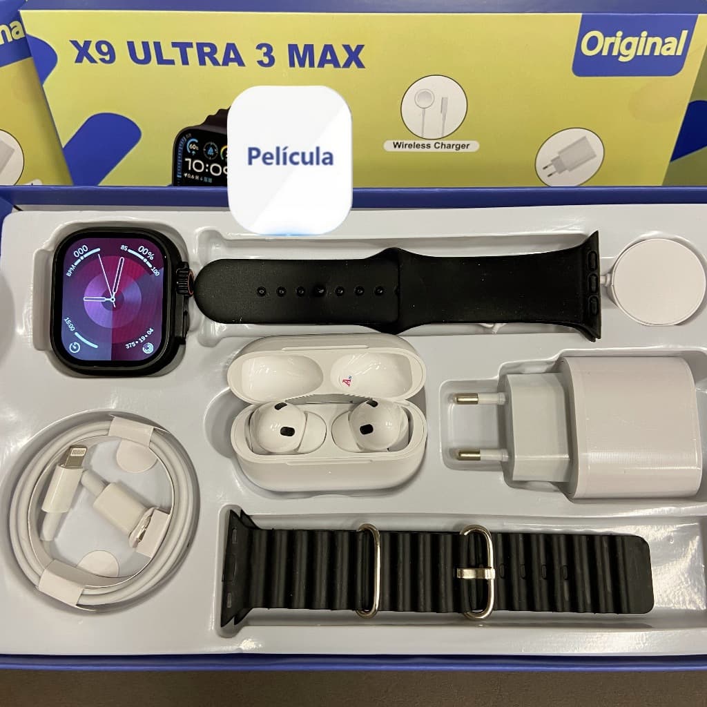 【Enviando i13🎧ouvidos】T800 Ultra-7In1/X9 Ultra3 Max - Monitoramento Sono + Modo Esportivo