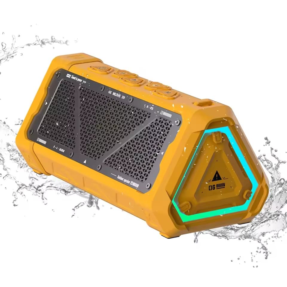 Alto-Falante Bluetooth Externo P3 , 5.3 Com Potência De Saída De 40 W , Som Estéreo IPX7 À Prova D'água , Cartão Micro S