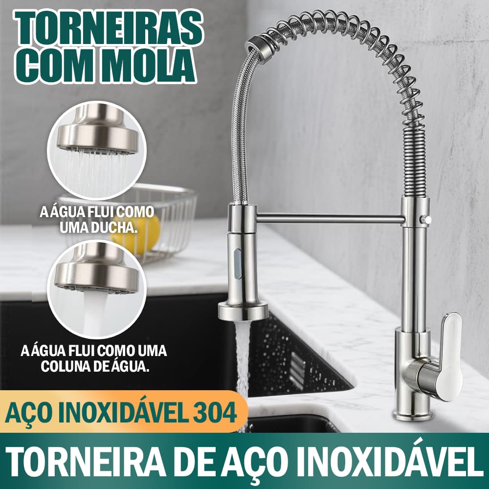 Torneira De Bancada De Cozinha De Alta Qualidade Com Extensão De spray Mangueira Flexível Ajustável