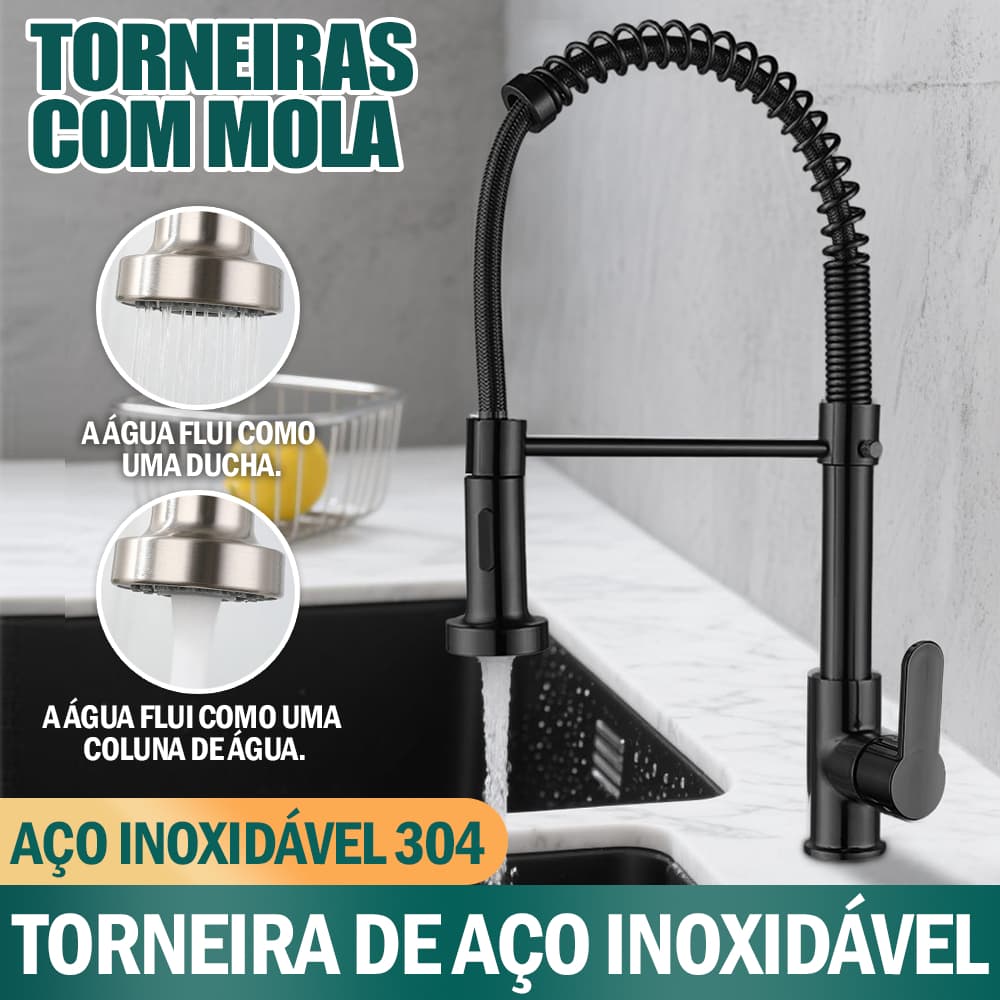Torneira De Bancada De Cozinha De Alta Qualidade Com Extensão De spray Mangueira Flexível Ajustável