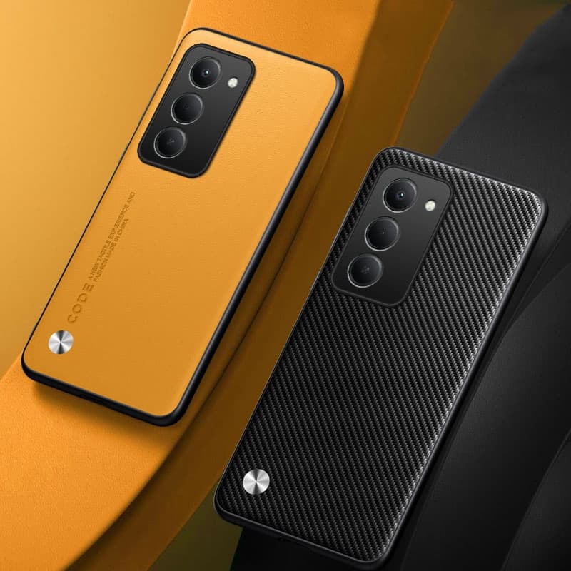 Capa Luxuosa De Couro Liso Para Xiaomi Redmi 15 4G 5G 2025 14C 13C 13 13X De Telefone Anti Impressão Digital À Prova De