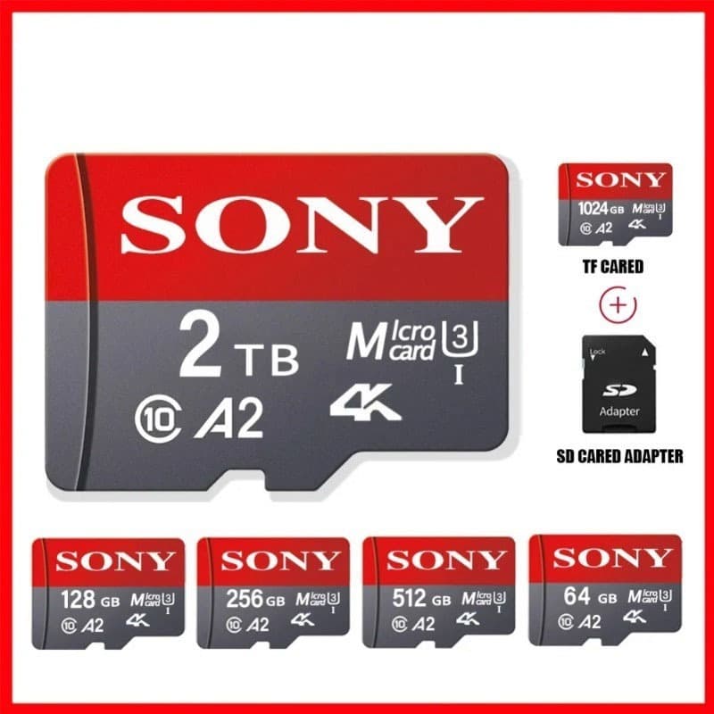 Cartão De Memória Mini SD/TF32GB 64GB 128GB 256GB 512GB 1TB De 2 Tb