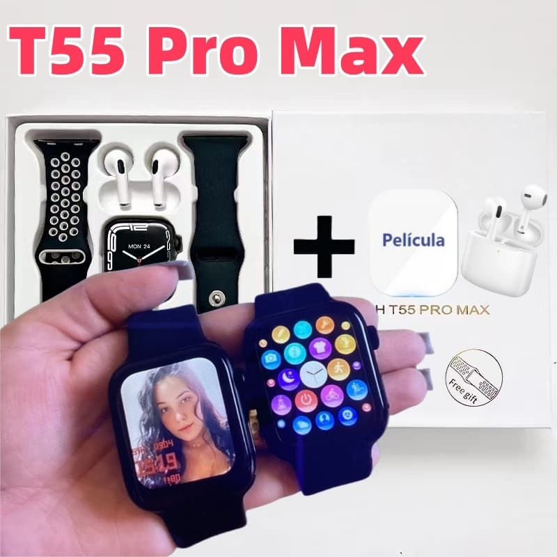 【🔥Hot-selling】T55 Pro Max-4In1 Novidades/Bateria De Longa Duração , Carregamento Magnético , Configuração De Alarme