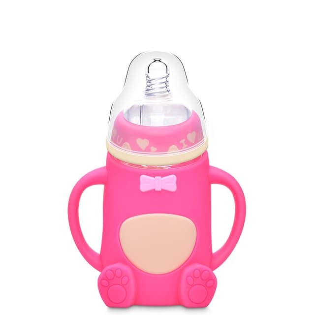 Mamadeira Para Alimentação De Bebês , Garrafa Portátil Crianças , Pescoço Largo De Leite À Prova De Vazamento , Botol Su