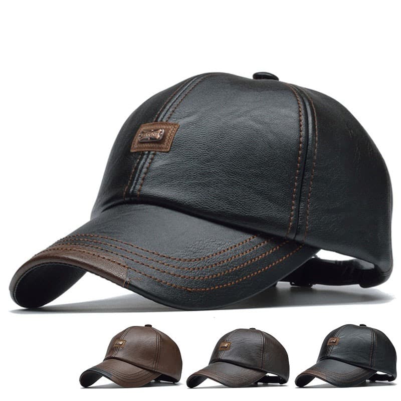 Boné De Beisebol De Couro Para Homens , vintage De Alta Qualidade , Snapback , Viseira Solar Ao Ar Livre , Mulheres