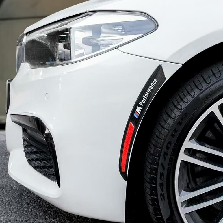 Roda de carro sobrancelha Anti-colisão tira reflexiva aviso de segurança adesivo do carro corpo evitar riscos adesivo pr