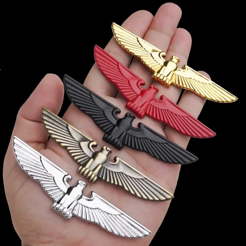 3D Metal Águia Totem Logotipo Modificação Carro Motocicletas Personalizado Corpo Lado Cauda Emblema Adesivo Decalque Mot