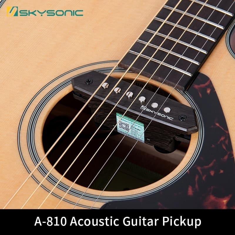 Skysonic A-810 Guitarra Acústica Captador Som Buraco Com Tom E Controle De Volume Instalação Rápida