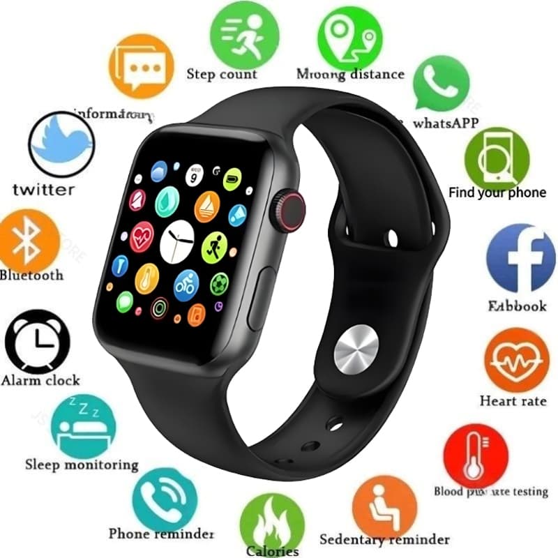 2025 original novo Unissex Esportes 38mm/45mm Smartwatch Watch9 PRO Relógio Sem Fio Para Android E iOS