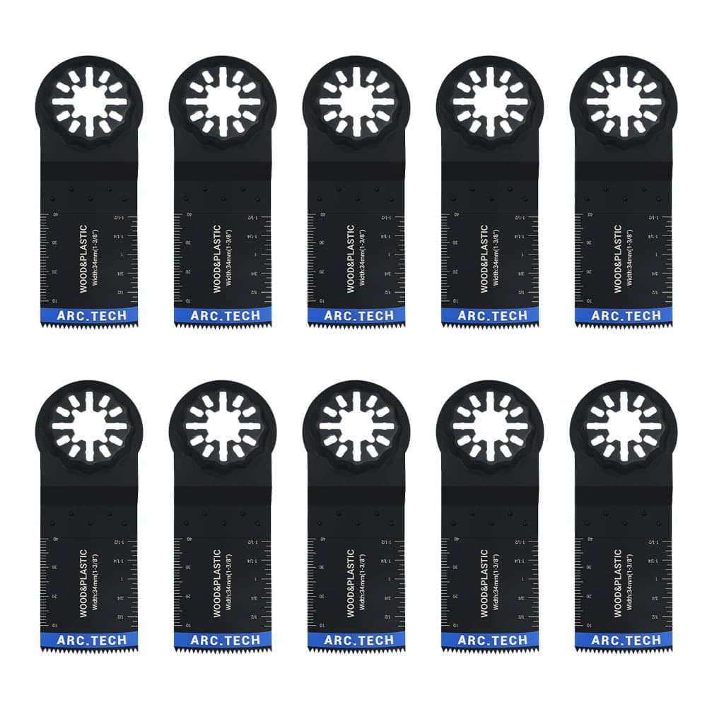 34mm Balanço De Aço De Alto Carbono Multi-Ferramenta Lâmina De Serra STARLOCK Interface De Bloqueio Estrela Para Madeira