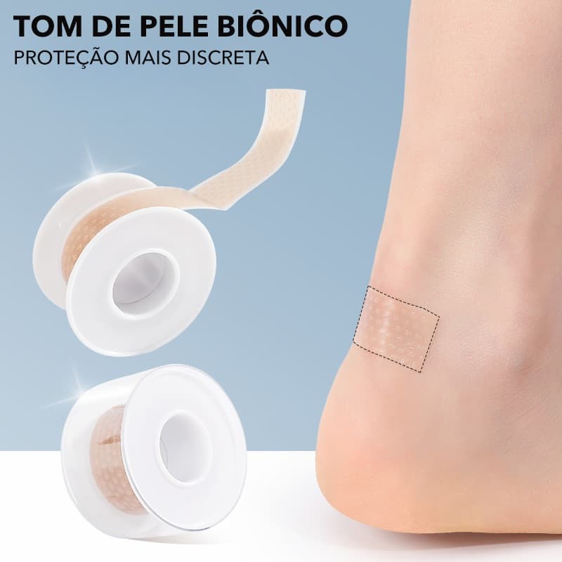 Almofadas De Calcanhar Anti-Rachaduras Com Suporte Lateral Para Salto Alto Punhos Antiderrapantes Fita Adesiva Invisível
