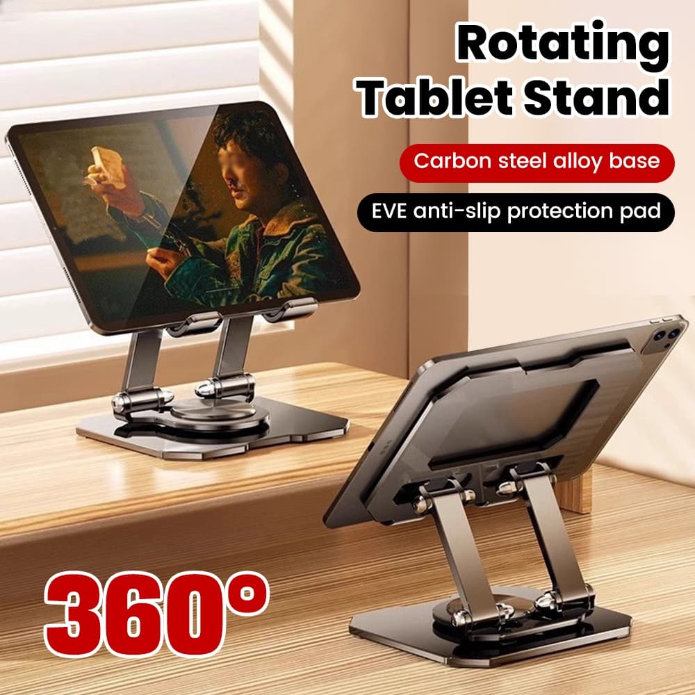 360 ° Suporte Plano Giratório Todo Em Metal , Pessoa Preguiçosa , Tablet , De Mesa De
