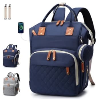 Bolsa Portátil Para Mamãe Mochila Leve Multifuncional Grande Capacidade Bolsa De Maternidade Para Mamãe