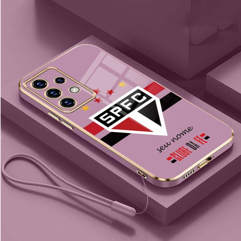 Samsung A23 A13 A33 A53 A73 A72 A52 A52s A32 5G Nome Personalizado São Paulo Clube Doce Cor Caso Macio Anti Gota Capa