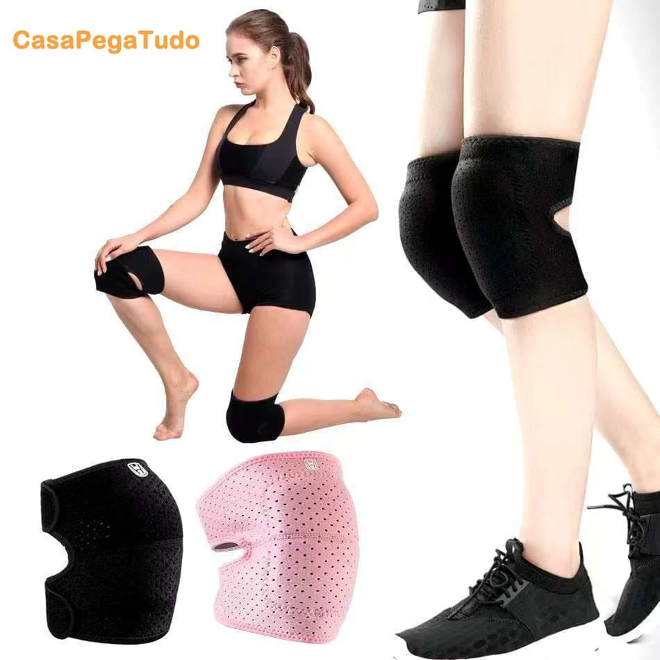 Worthdefence Joelheiras de Suporte para Dança, Vôlei, Yoga e Fitness para Mulheres, Crianças e Homens