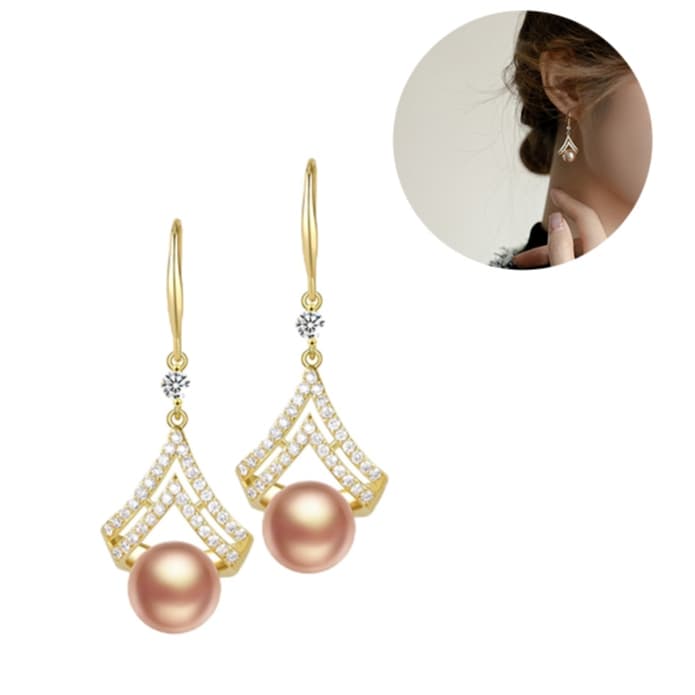Brincos Premium Pérola Grande Pérola Premium Brincos Simples da moda única para Festas e Ocasiões Especiais